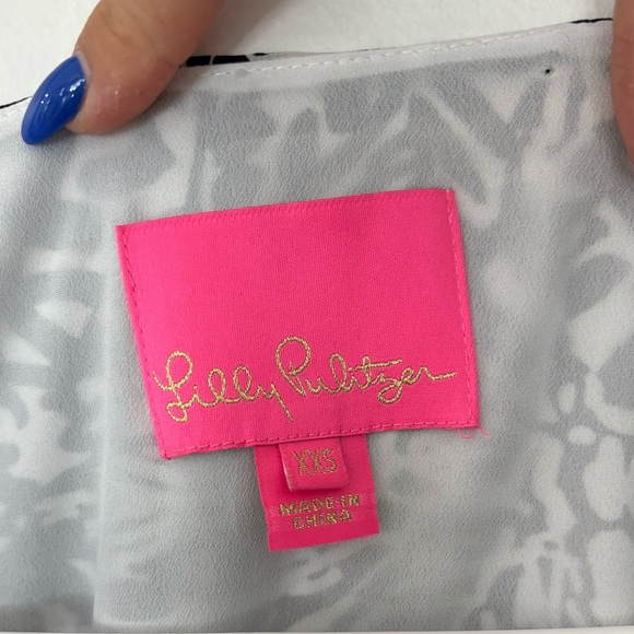 Lilly Pulitzer black and white dress - Picture 2 of 3